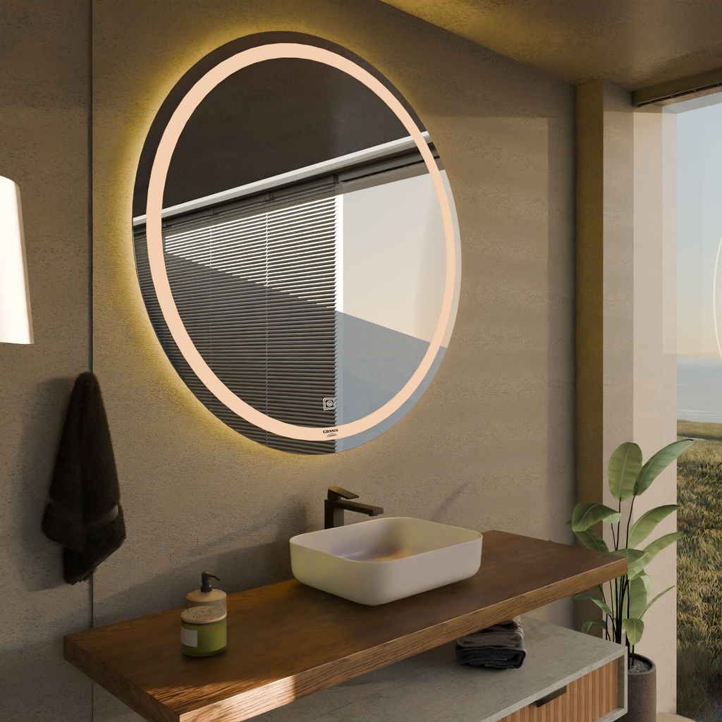 Dokunmatik Yuvarlak LED Ayna