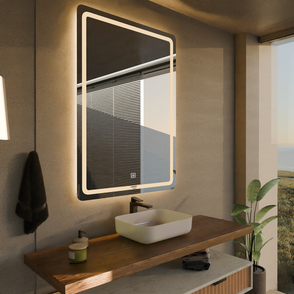 Dokunmatik Dikdörtgen LED Ayna