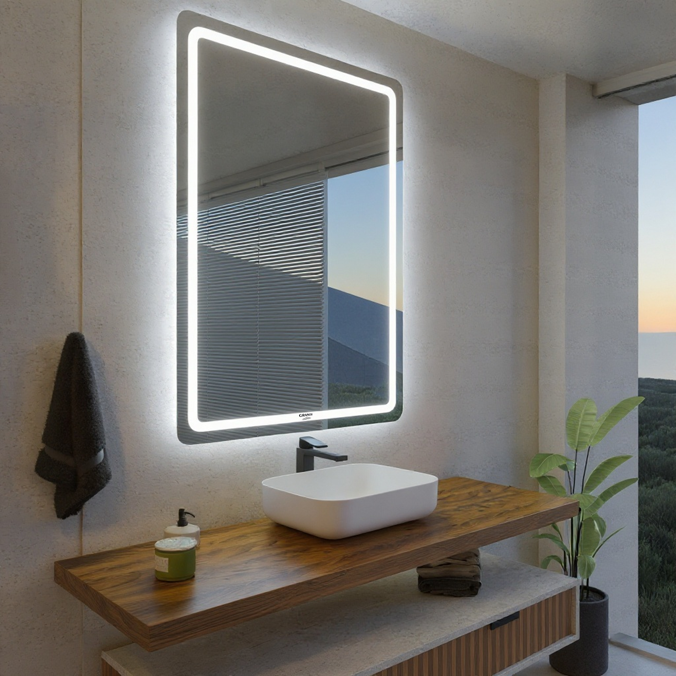 Dikdörtgen LED Ayna